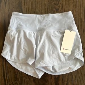 Lululemon Speed Up HR Short 4”, size 6, New w/ tags